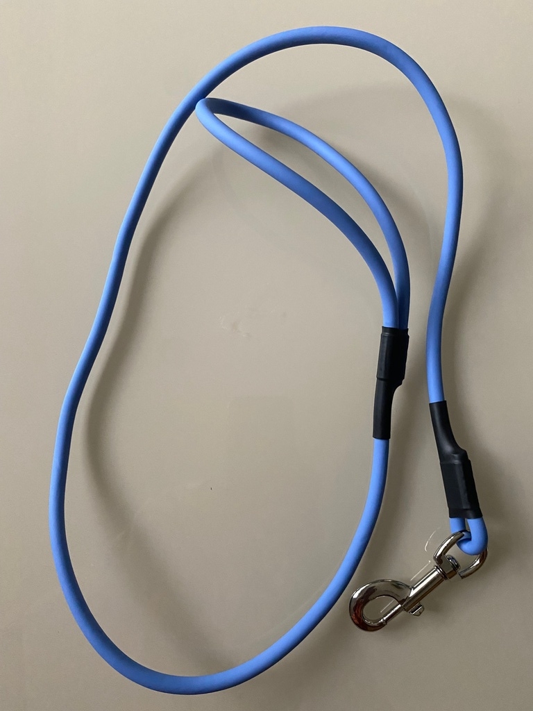 Οδηγός κορδόνι TPU φωσφοριζέ ΜΠΛΕ 8mm